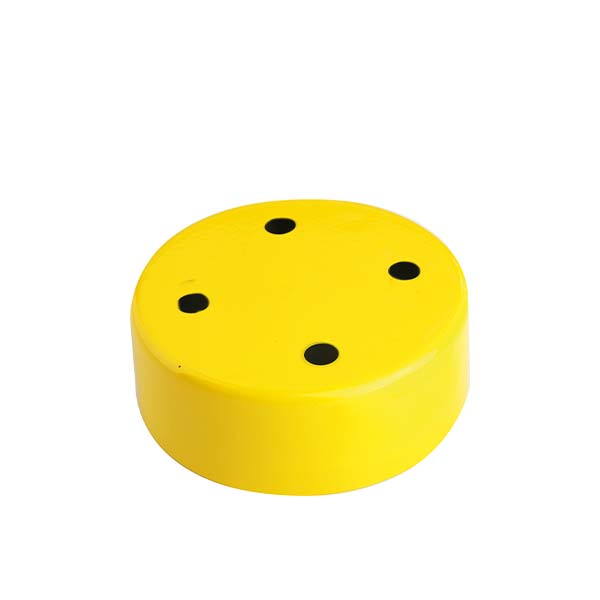 Rosone cilindrico in metallo 4 fori per pendel - immagine 7