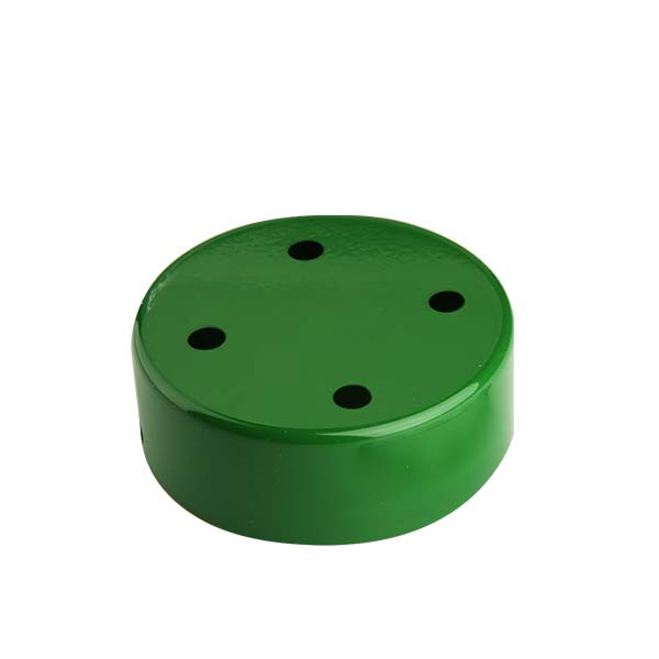 Rosone cilindrico in metallo 4 fori per pendel - immagine 4