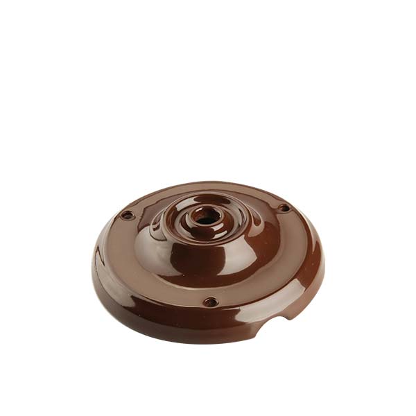 Rosone in ceramica per pendel con viti di fissaggio - immagine 4