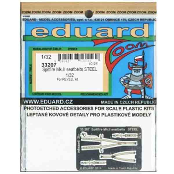 Spitfire MK.II seatbelts STEEL 1:32 - immagine 2